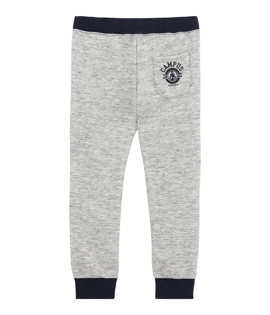 Boy's cotton joggin trousers GRIS grey