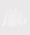Girls' Spotted Cotton Pyjamas MARSHMALLOW white/EDNA