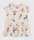 Babies' short-sleeved dress in fine jersey