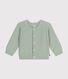 Babies' Knitted Cotton Cardigan