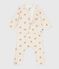 Babies' red panda-printed cotton 3-piece set MILK /MULTICO