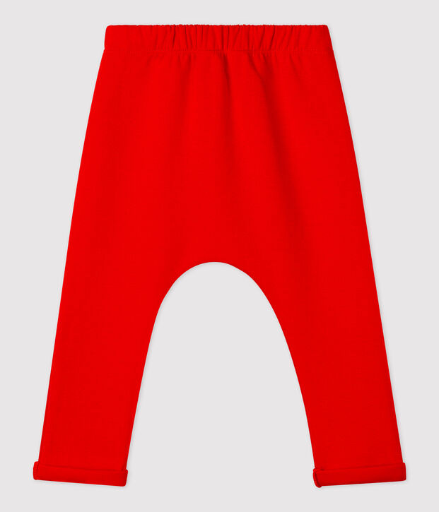 Babies' Thick Jersey Trousers red