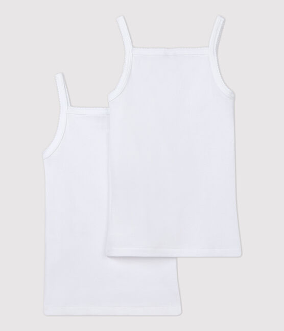 Girls' White Strappy Tops - 2-Pack variante 1