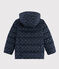Girls' puffer jacket SMOKING blue/ARGENT