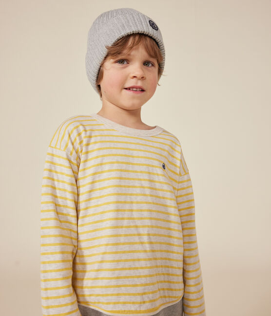 Boys' long-sleeved tube knit T-shirt MONTELIMAR /DAISY