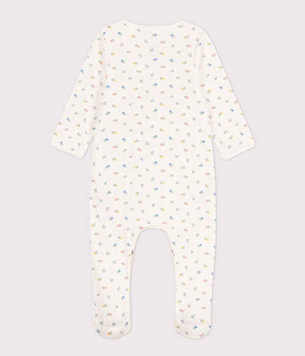 Floral Cotton Bodyjama white/multicolor
