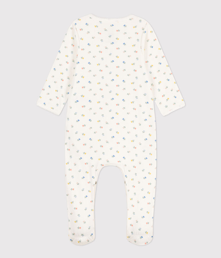 Floral Cotton Bodyjama white/multicolor