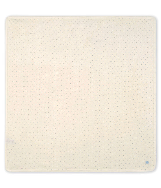Babies' Ribbed Maternity Blanket MARSHMALLOW white/SCULPTURE grey/MULTICO