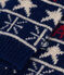 Babies' knitted cardigan with a wool content MEDIEVAL blue/MULTICO white