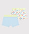 Boys' Cat Print Organic Cotton Boxer Shorts - 2-Pack variante 1