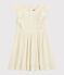 Girls' Organic Cotton Gauze Dress MARSHMALLOW white