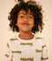 Children's Cotton Animal Print Pyjamas AVALANCHE white/MULTICO
