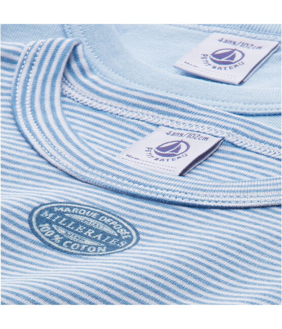 Lot de 2 t-shirts garçon rayés milleraies . set