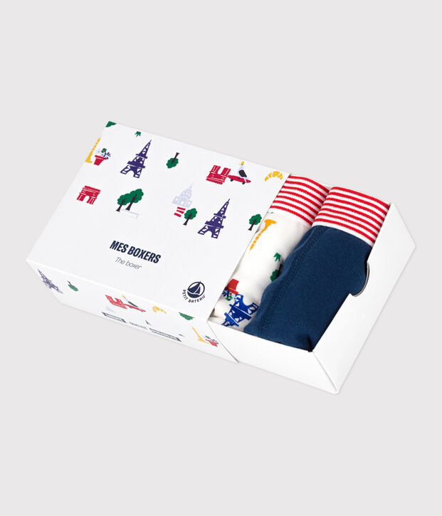Children's Cotton Paris Boxers - 3-Pack multicolor