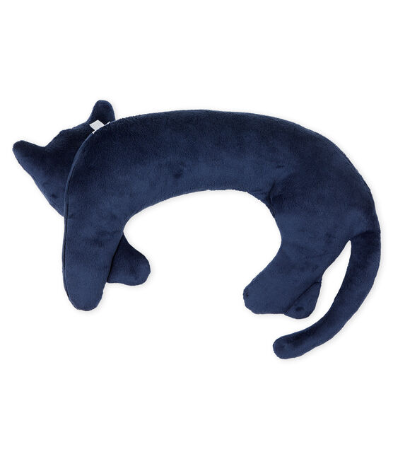 Velour Panther Cushion MEDIEVAL blue