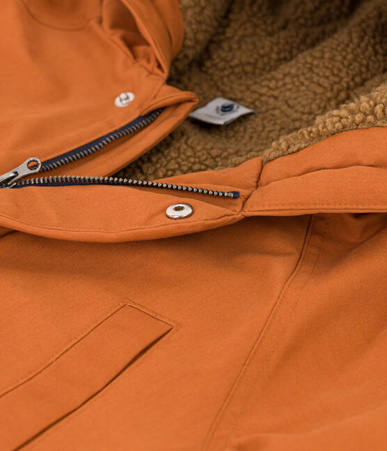 Children's unisex parka ECUREUIL brown