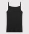 Women's Iconic Strappy Cotton Top NOIR black