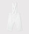 Girl's overalls ECUME white