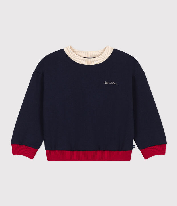 Children's unisex printed fleece sweatshirt SMOKING