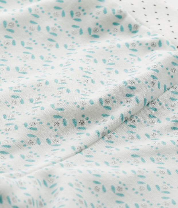 Girl's Mix & Match pyjama bottoms white/green/multicolor