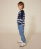 Boys' thick cotton sweatshirt MEDIEVAL blue/MONTELIMAR