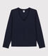 Women's Straight Cotton V-Neck T-Shirt