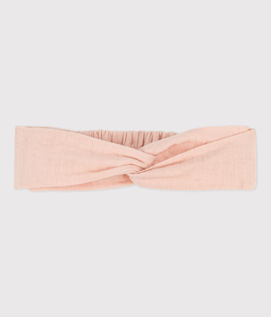 Babies' Pink Cotton Gauze Headband SALINE pink