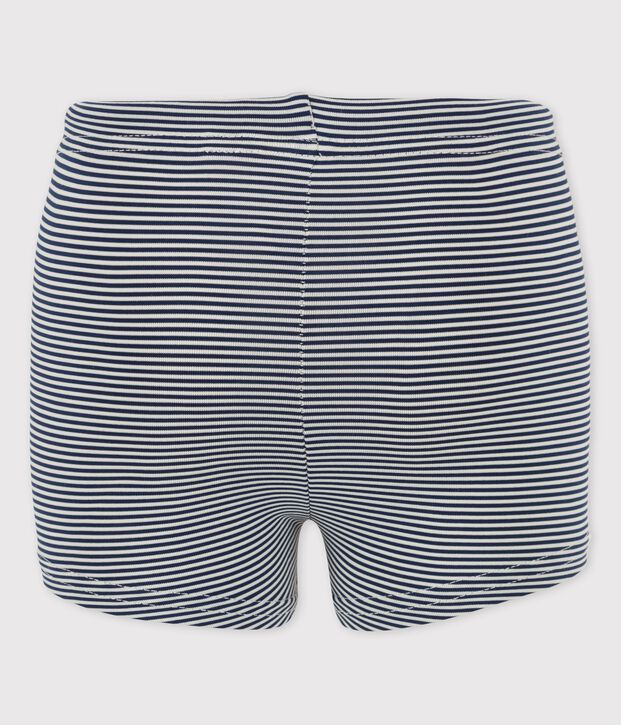 Babies' Recycled Fabric Swim Shorts blue/white
