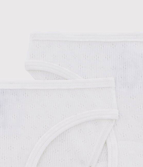 Girls' Openwork Organic Cotton Briefs - 2-Pack variante 1