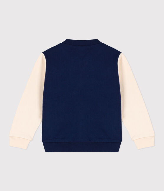 Unisex Fleece Baseball Jacket MEDIEVAL blue/AVALANCHE
