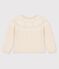 Girls' Wool/Cotton Jumper JERRYCAN MOULINE beige/MARSHMALLOW