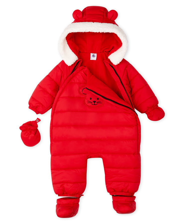 Unisex Babies' Snowsuit red