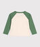Boys' long-sleeved fine jersey T-shirt AVALANCHE /PALMERAIE