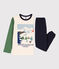 Children's Unisex Cotton Pyjamas SMOKING blue/MULTICO white