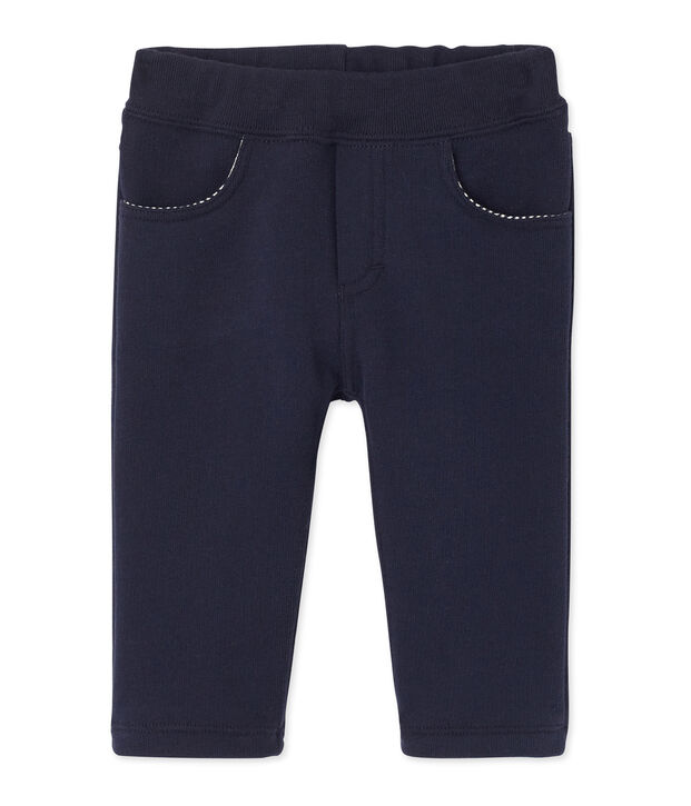 Baby boy's fleece pants blue