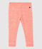 Babies' Wool/Cotton Leggings OURSIN orange/MARSHMALLOW white