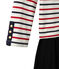 Women's trompe l'oeil dress COQUILLE beige/SMOKING blue/TERKUIT