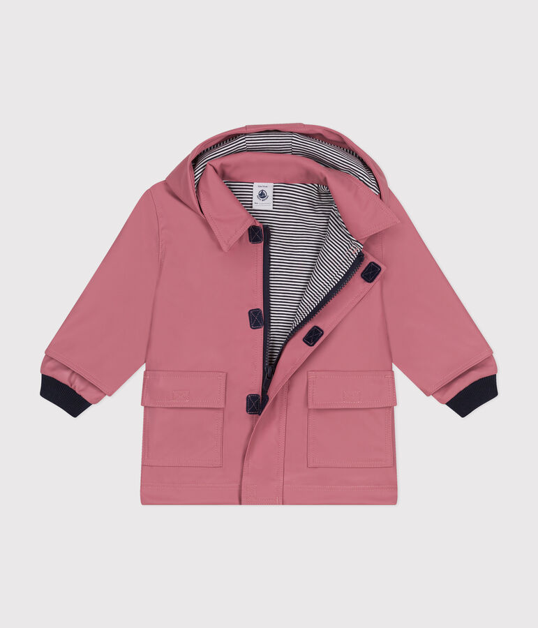 Babies' iconic raincoat ROSEWOOD pink