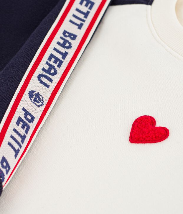 Children's cotton sweatshirt MILK