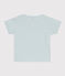 Babies' Short-Sleeved Slub Jersey T-Shirt BULLE green