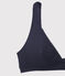 Women's plain bra blue