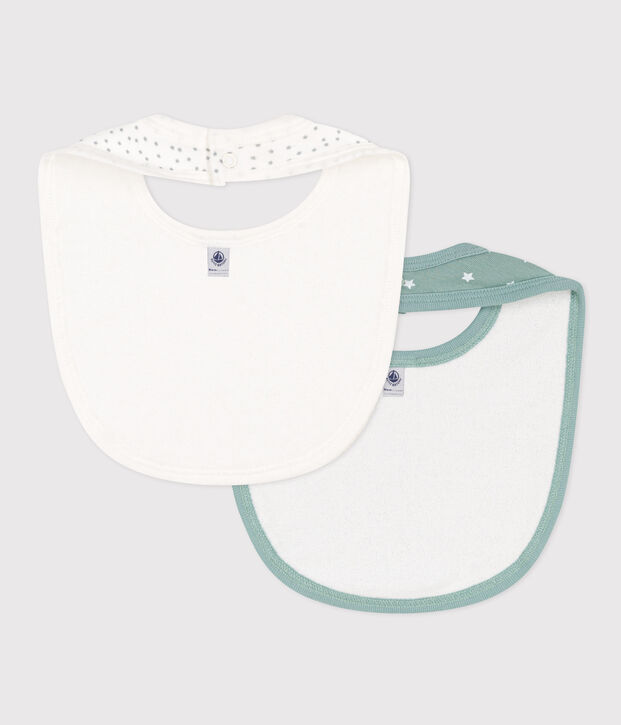 Printed Cotton Baby Bibs - 2-Pack multicolor