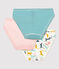 Girls' Cotton/Lyocell Briefs - 3-Pack variante 1