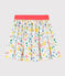Girls' Poplin Skirt MARSHMALLOW white/MULTICO white