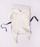 Babies' trousers in a wool and cotton knit white