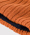 Babies' Unisex Fleece-Lined Knitted Snood ECUREUIL brown