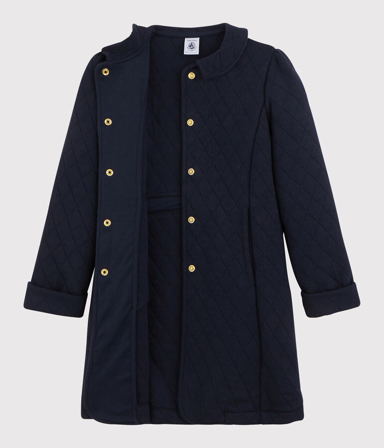 Girls' Tube Knit Coat blue