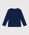 Boys' long-sleeved fine jersey T-shirt MEDIEVAL blue