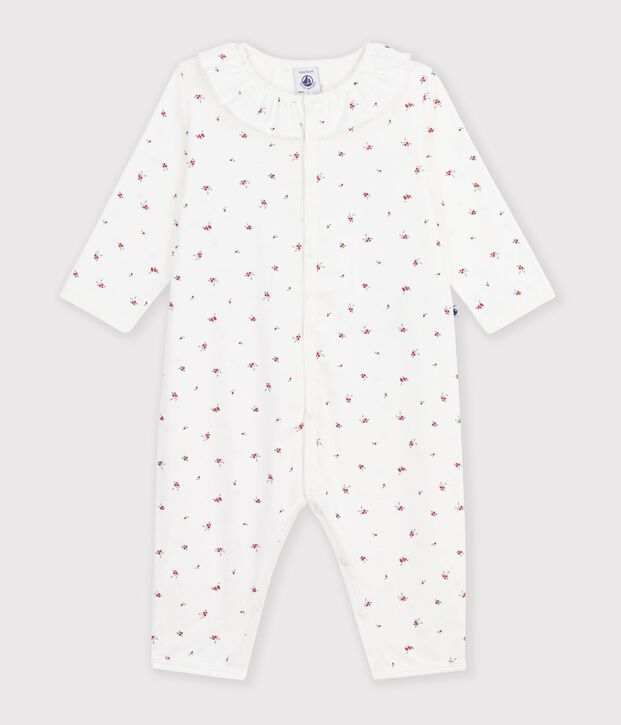 Pyjama b&eacute;b&eacute; en coton sans pieds imprim&eacute; white/multicolor