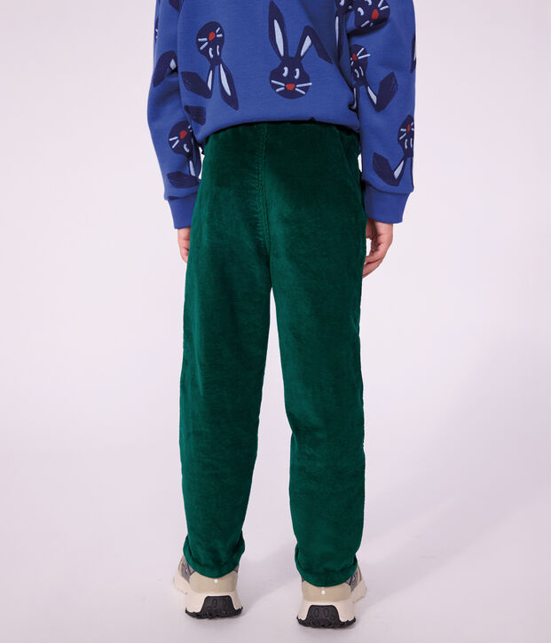 Children's straight corduroy trousers TREE